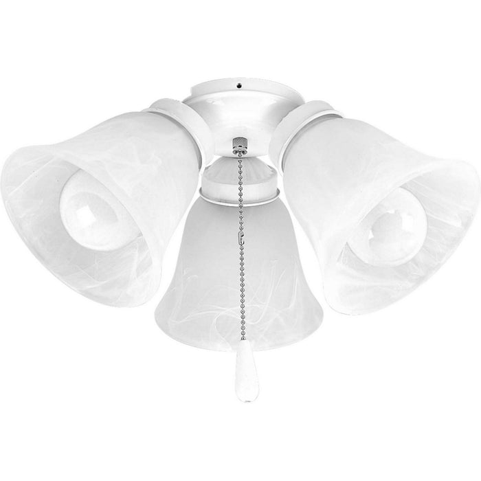 Progress Lighting P2600-30WB LED Fan Light Kit, White