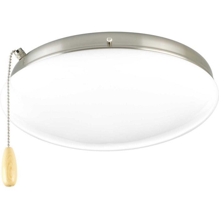 Progress Lighting P2602-09WB LED Fan Light Kit, Brushed Nickel