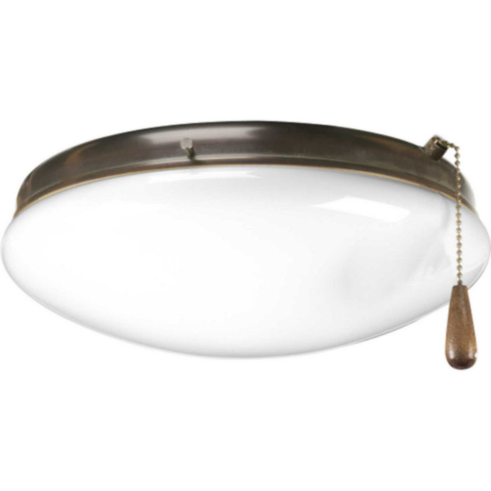 Progress Lighting P2602-20WB LED Fan Light Kit, Antique Bronze