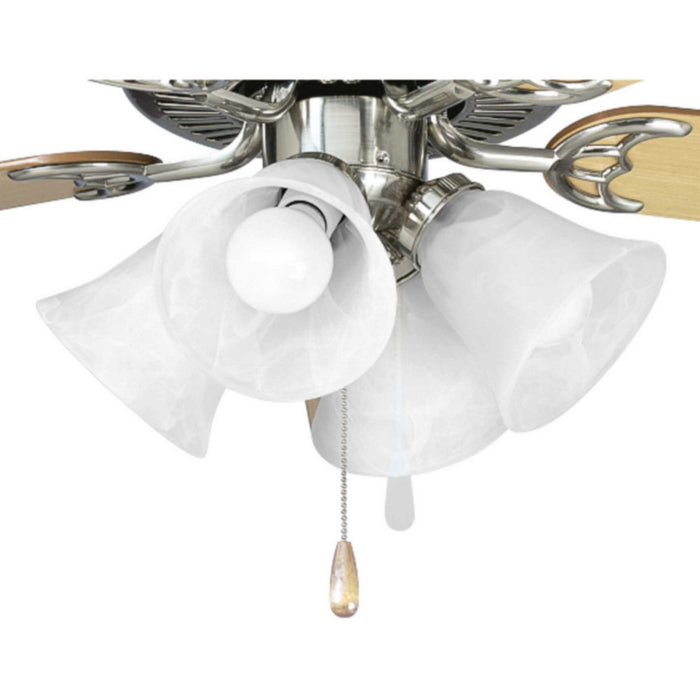 Progress Lighting P2610-09WB LED Fan Light Kit, Brushed Nickel