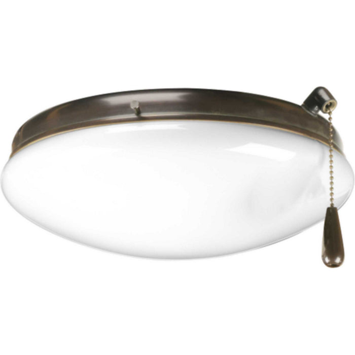 Progress Lighting P2611-20WB LED Fan Light Kit, Antique Bronze