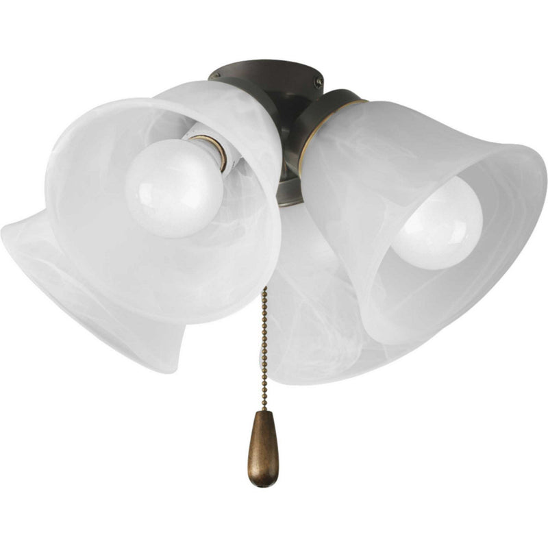 Progress Lighting P2643-20WB LED Fan Light Kit, Antique Bronze