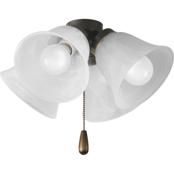 Progress Lighting P2643-20WB LED Fan Light Kit, Antique Bronze