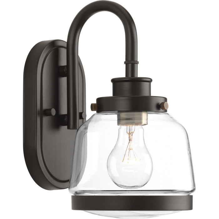 Progress Lighting P300080-020 One Light Bath, Antique Bronze
