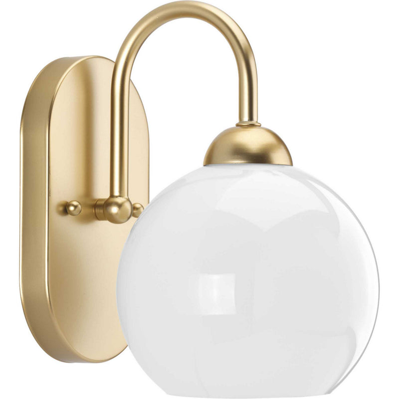 Progress Lighting P300084-078 One Light Bath, Vintage Gold