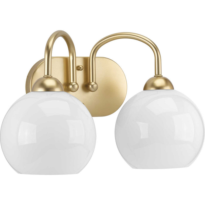 Progress Lighting P300085-078 Two Light Bath, Vintage Gold
