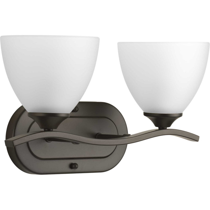 Progress Lighting P300096-020 Two Light Bath Bracket, Antique Bronze