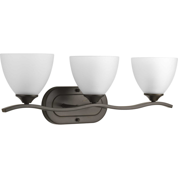 Progress Lighting P300097-020 Three Light Bath Bracket, Antique Bronze