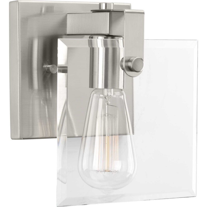 Progress Lighting P300105-009 One Light Bath, Brushed Nickel