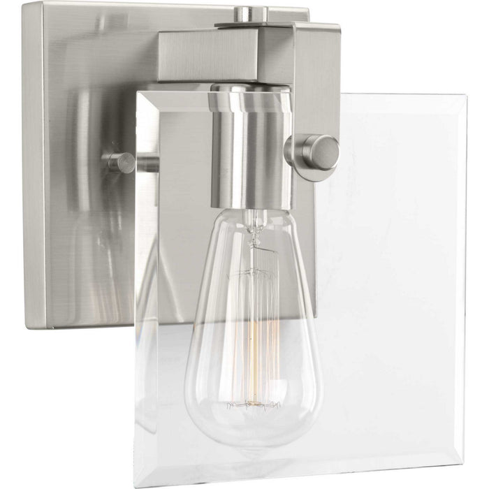 Progress Lighting P300105-009 One Light Bath, Brushed Nickel
