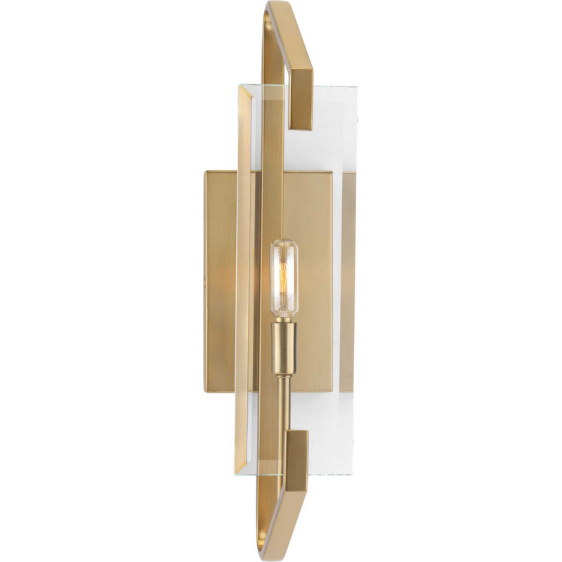 Progress Lighting P300108-109 One Light Bath, Brushed Bronze