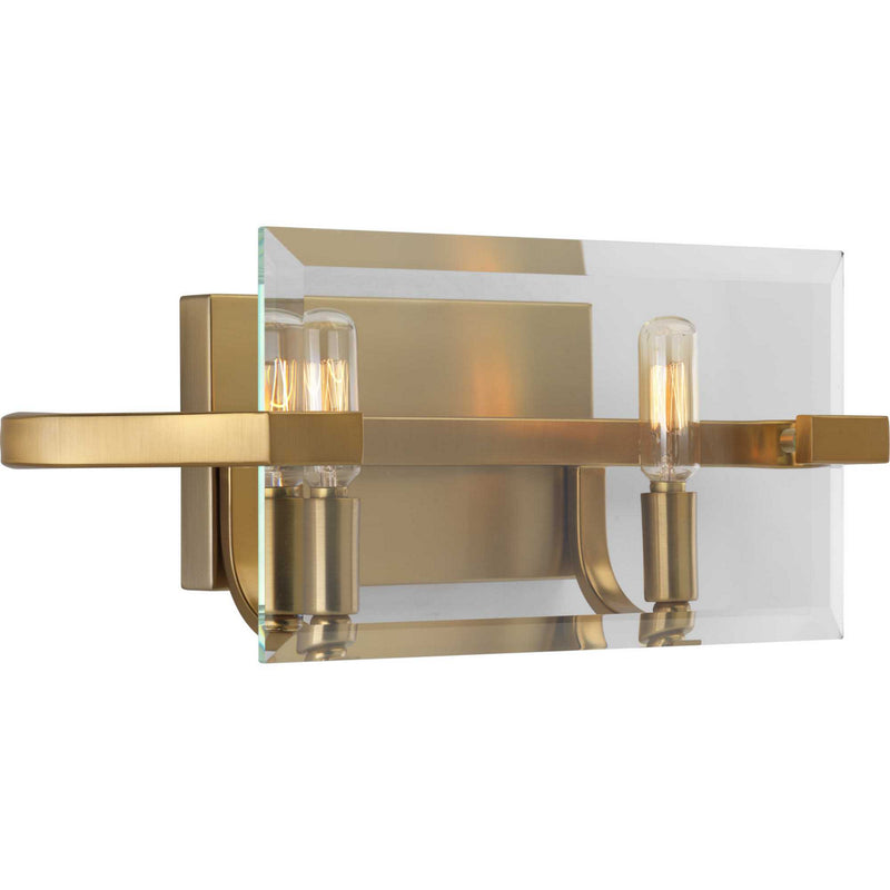 Progress Lighting P300109-109 Two Light Bath, Brushed Bronze