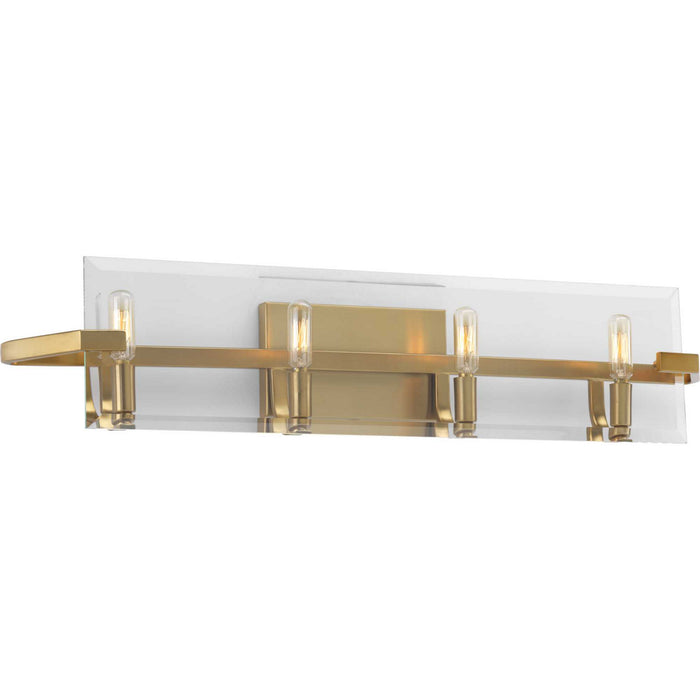 Progress Lighting P300111-109 Four Light Bath, Brushed Bronze