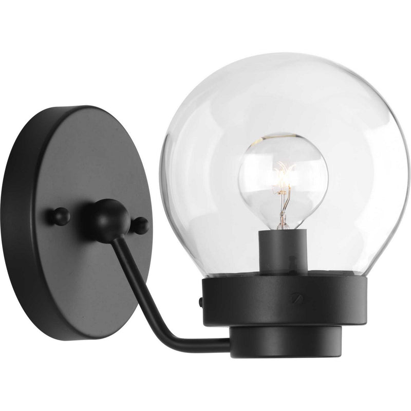 Progress Lighting P300112-031 One Light Bath, Black