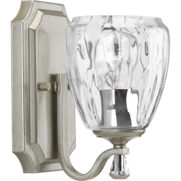 Progress Lighting P300116-134 One Light Bath, Silver Ridge
