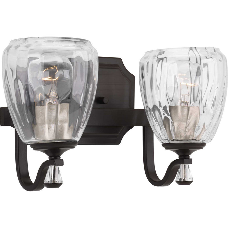 Progress Lighting P300117-020 Two Light Bath, Antique Bronze