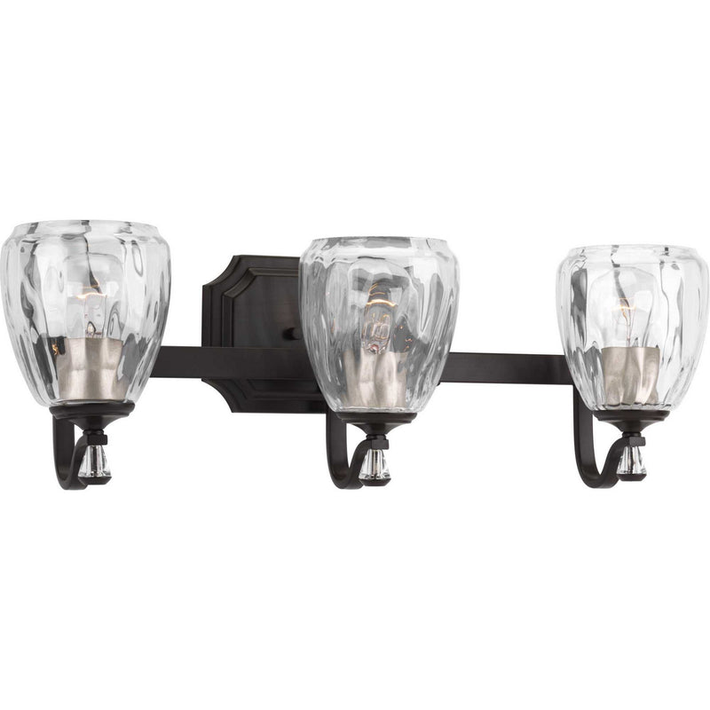 Progress Lighting P300118-020 Three Light Bath, Antique Bronze