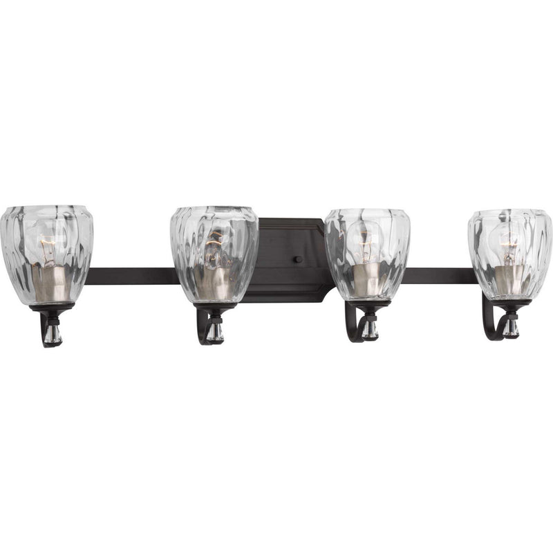 Progress Lighting P300119-020 Four Light Bath, Antique Bronze
