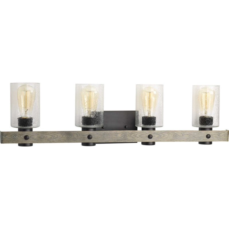 Progress Lighting P300126-143 Four Light Bath, Graphite