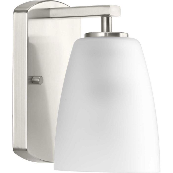 Progress Lighting P300131-009 One Light Bath, Brushed Nickel