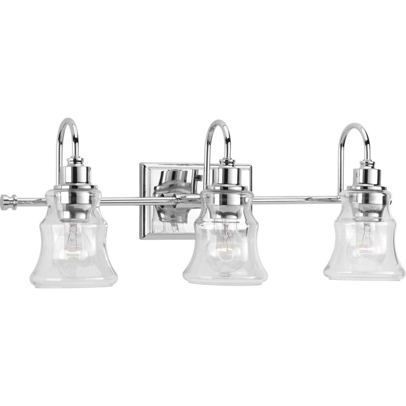 Progress Lighting P300139-015 Three Light Bath, Polished Chrome