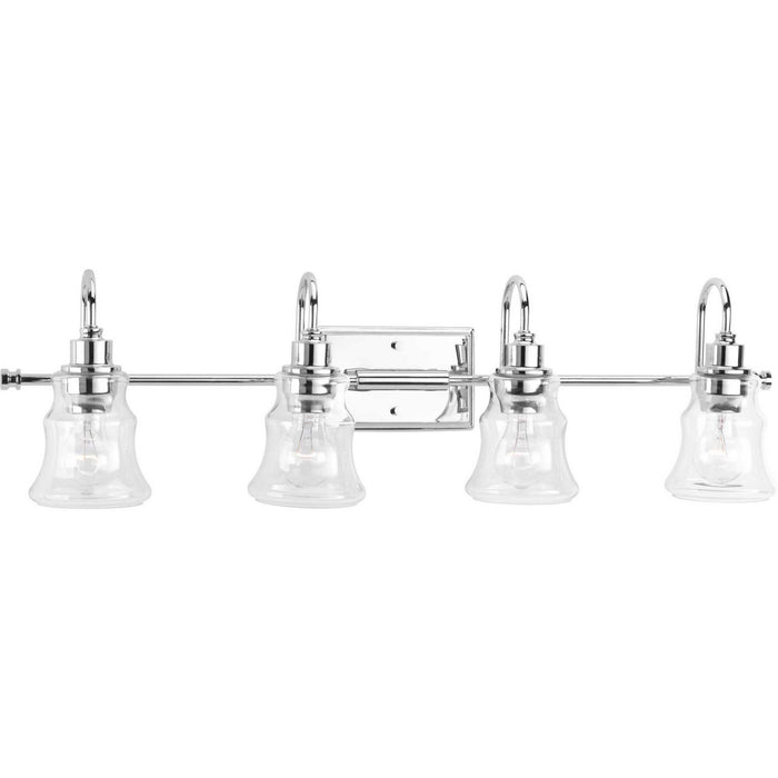Progress Lighting P300140-015 Four Light Bath, Polished Chrome