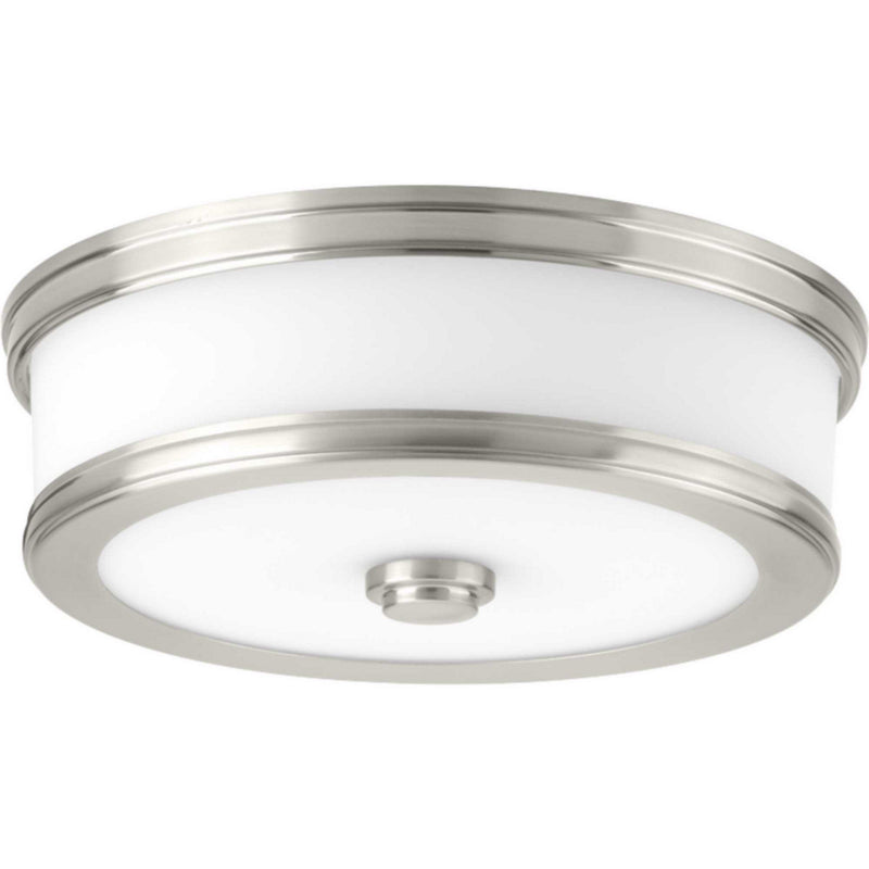 Progress Lighting P350085-009-30 LED Flush Mount, Brushed Nickel