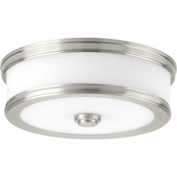 Progress Lighting P350085-009-30 LED Flush Mount, Brushed Nickel