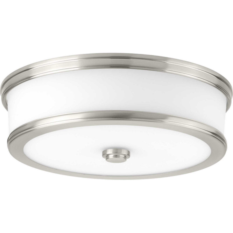 Progress Lighting P350086-009-30 LED Flush Mount, Brushed Nickel