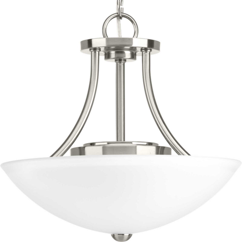 Progress Lighting P350088-009-30 LED Semi-Flush/Convertible, Brushed Nickel