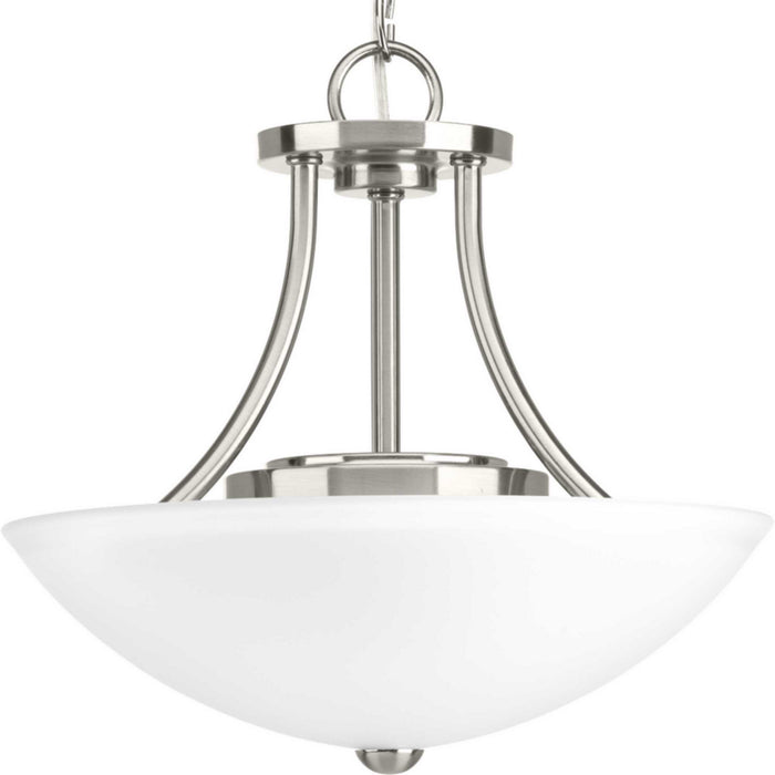 Progress Lighting P350088-009-30 LED Semi-Flush/Convertible, Brushed Nickel