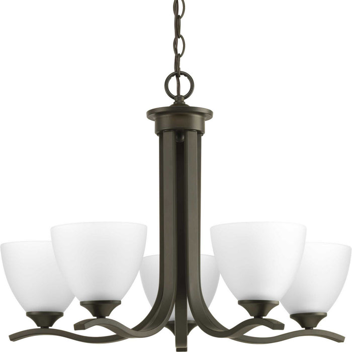 Progress Lighting P400063-020 Five Light Chandelier, Antique Bronze
