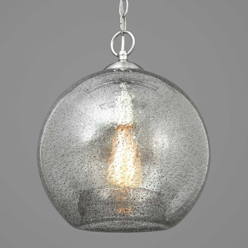 Progress Lighting P500063-009 One Light Pendant, Brushed Nickel