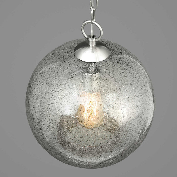 Progress Lighting P500063-009 One Light Pendant, Brushed Nickel