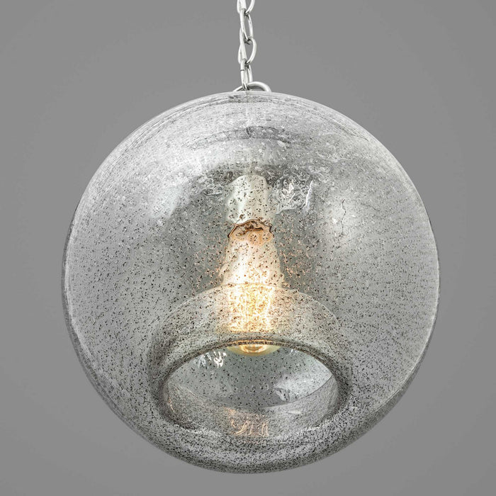 Progress Lighting P500063-009 One Light Pendant, Brushed Nickel
