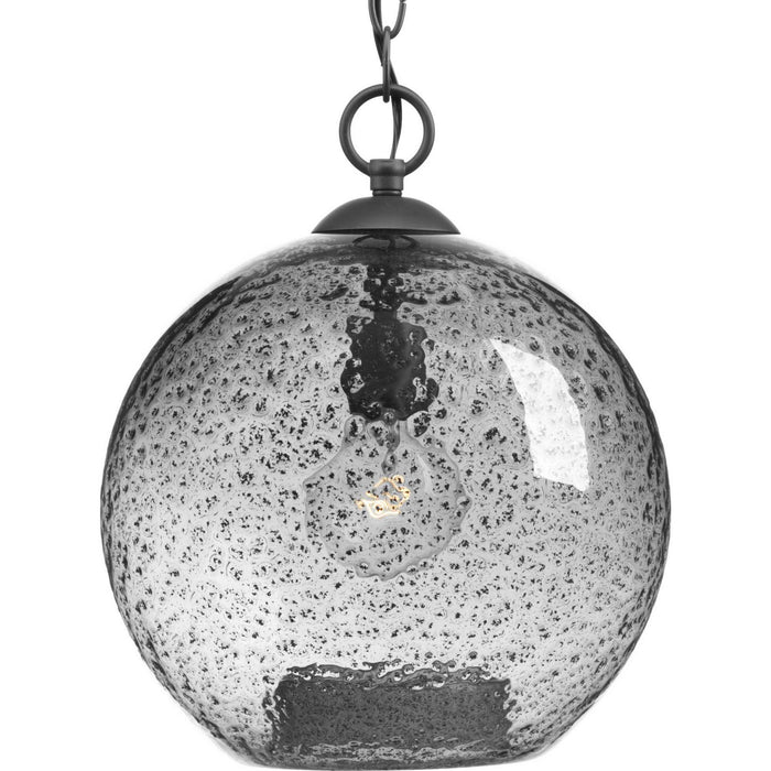 Progress Lighting P500063-143 One Light Pendant, Graphite