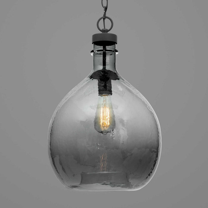 Progress Lighting P500064-020 One Light Pendant, Antique Bronze