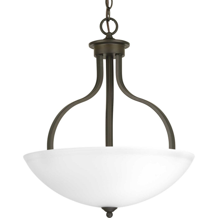 Progress Lighting P500071-020 Three Light Pendant, Antique Bronze