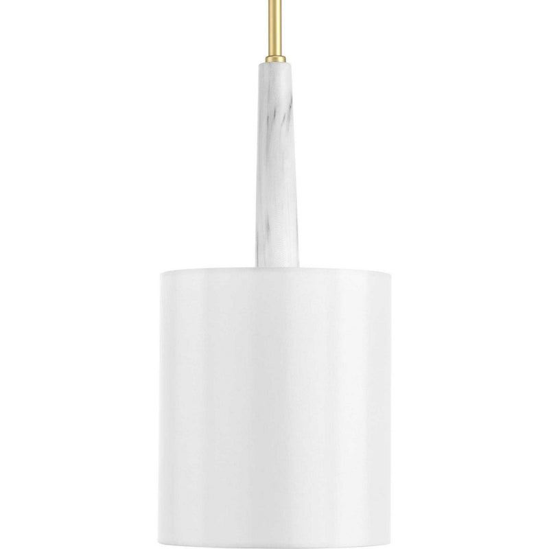 Progress Lighting P500107-078 One Light Mini Pendant, Vintage Gold
