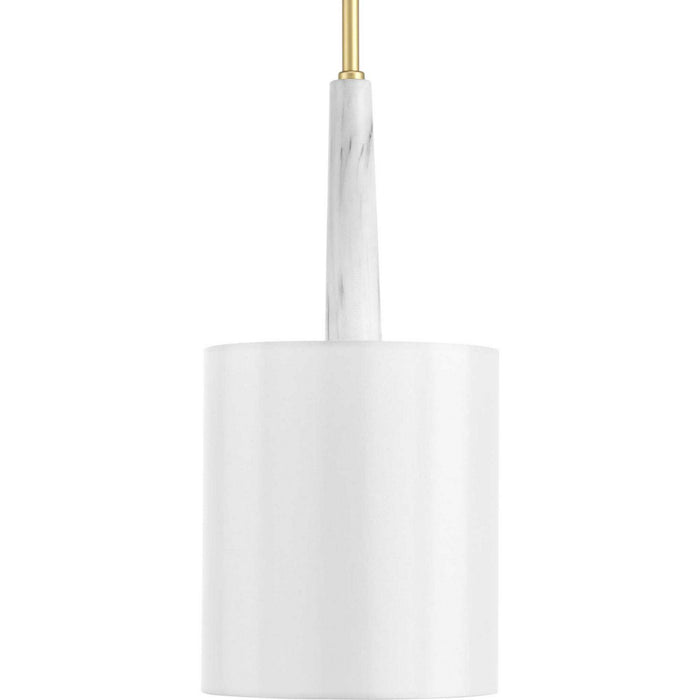 Progress Lighting P500107-078 One Light Mini Pendant, Vintage Gold