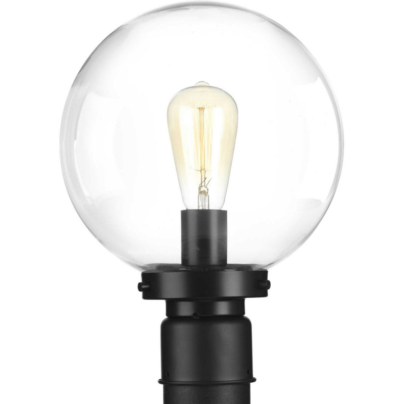 Progress Lighting P540007-031 One Light Post Lantern, Black