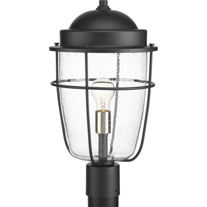 Progress Lighting P540025-031 One Light Post Lantern, Black