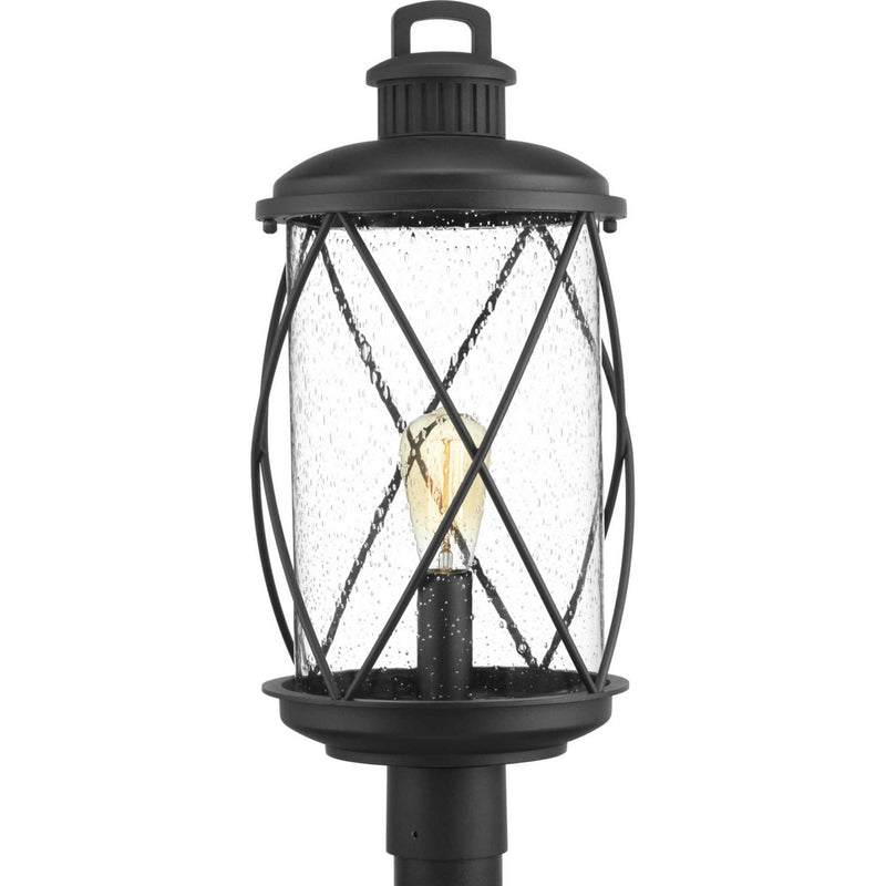 Progress Lighting P540029-031 One Light Post Lantern, Black