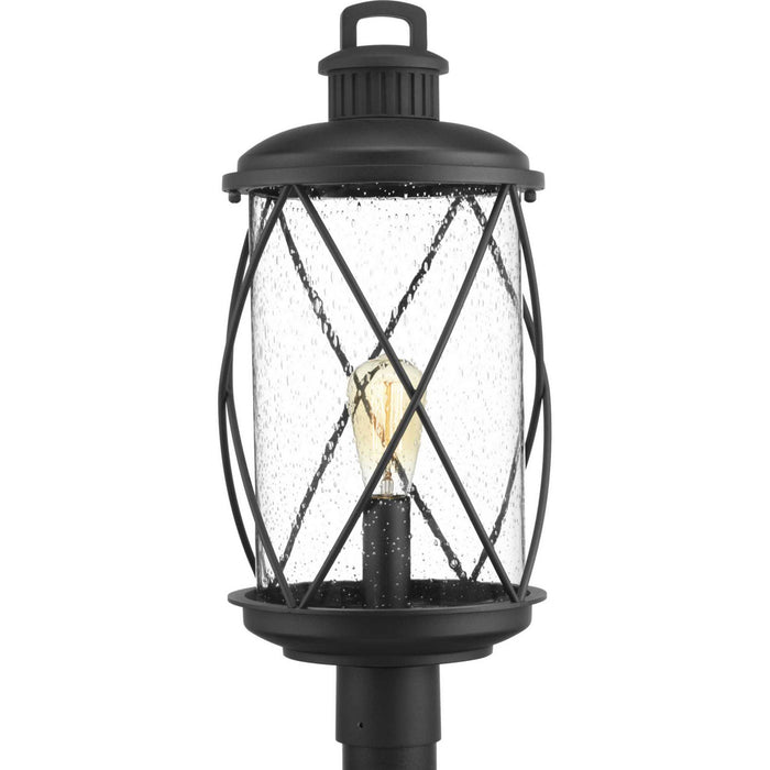 Progress Lighting P540029-031 One Light Post Lantern, Black