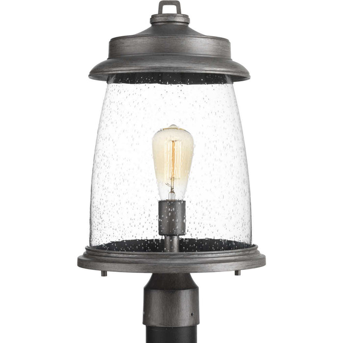 Progress Lighting P540030-103 One Light Post Lantern, Antique Pewter