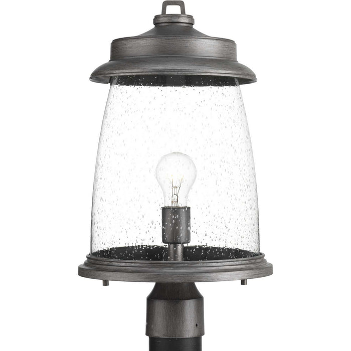 Progress Lighting P540030-103 One Light Post Lantern, Antique Pewter