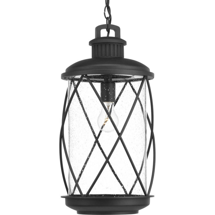 Progress Lighting P550029-031 One Light Hanging Lantern, Black