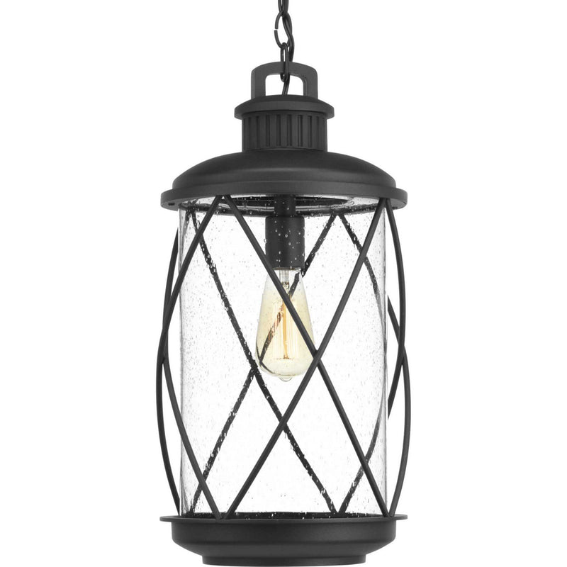 Progress Lighting P550029-031 One Light Hanging Lantern, Black