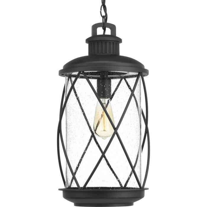 Progress Lighting P550029-031 One Light Hanging Lantern, Black