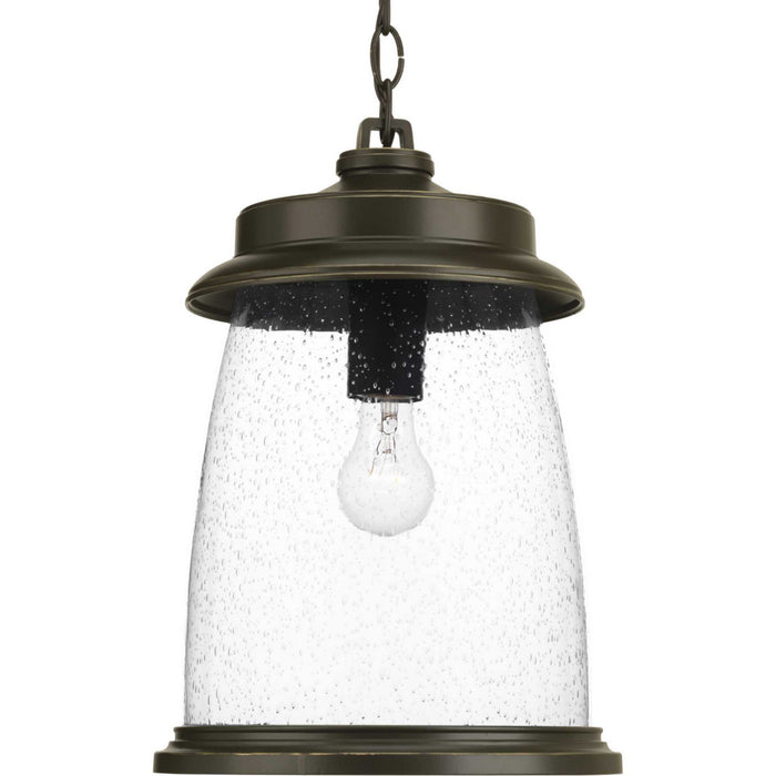 Progress Lighting P550030-020 One Light Hanging Lantern, Antique Bronze